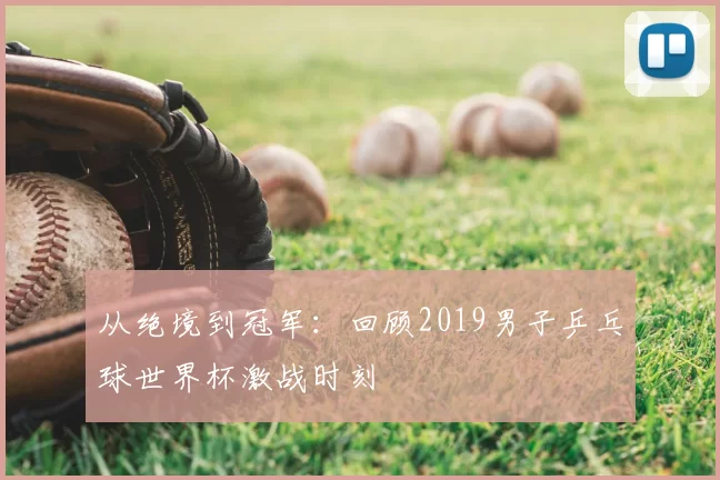 从绝境到冠军：回顾2019男子乒乓球世界杯激战时刻
