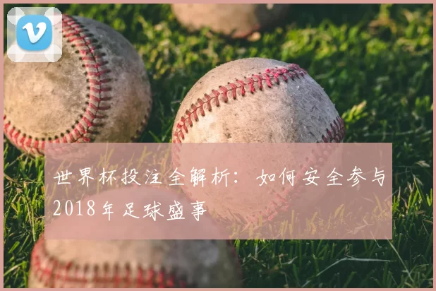 世界杯投注全解析：如何安全参与2018年足球盛事